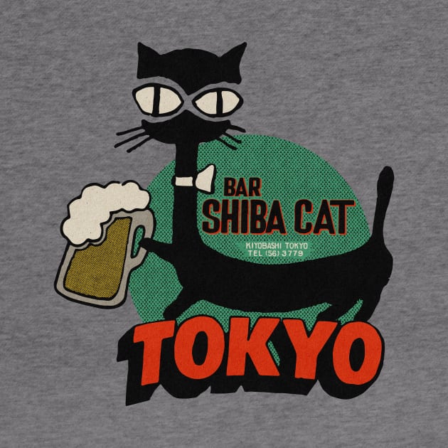 Vintage Shiba Cat Bar Tokyo by Kujo Vintage